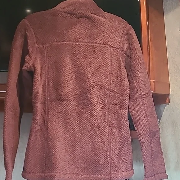 Patagonia Pullover Burgandy Polar Flece XS - Picture 9 of 11